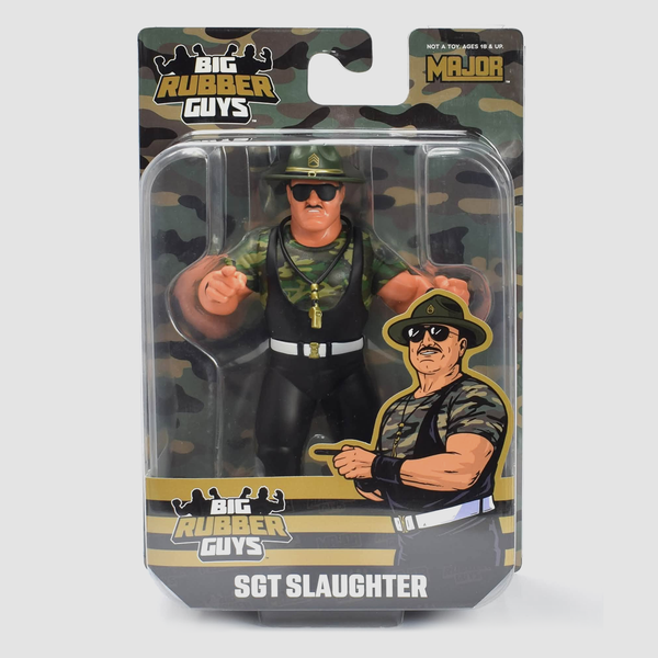 Big Rubber Guys Sgt Slaughter Wrestling Figure
