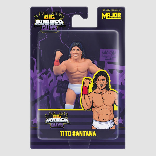 Big Rubber Guys Tito Santana Series 17 LJN-style collectible rubber wrestling figure