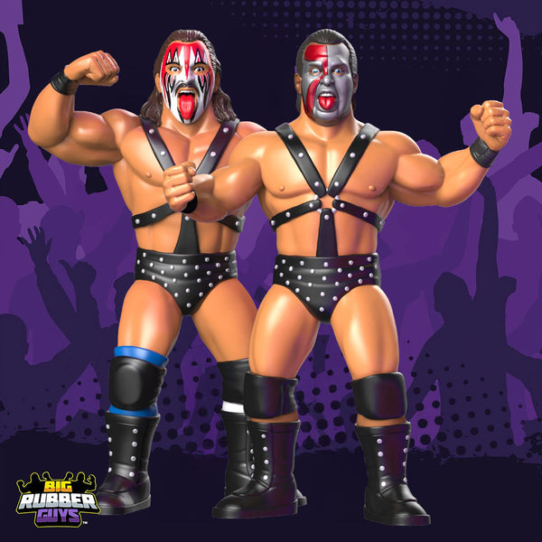 Big Rubber Guys – Demolition Ax and Smash Wrestling Figures (Damaged Packaging)