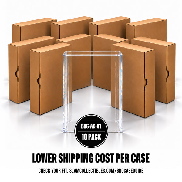 Big Rubber Guys Acrylic Display Case 10-Pack – Size 1 (UV-Resistant)