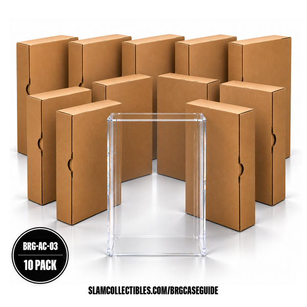 Big Rubber Guys Acrylic Display Case 10-Pack – Size 3 (UV-Resistant)