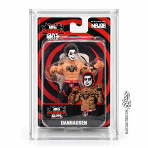 Danhausen Big Rubber Guys Wrestling Figure + Acrylic Case