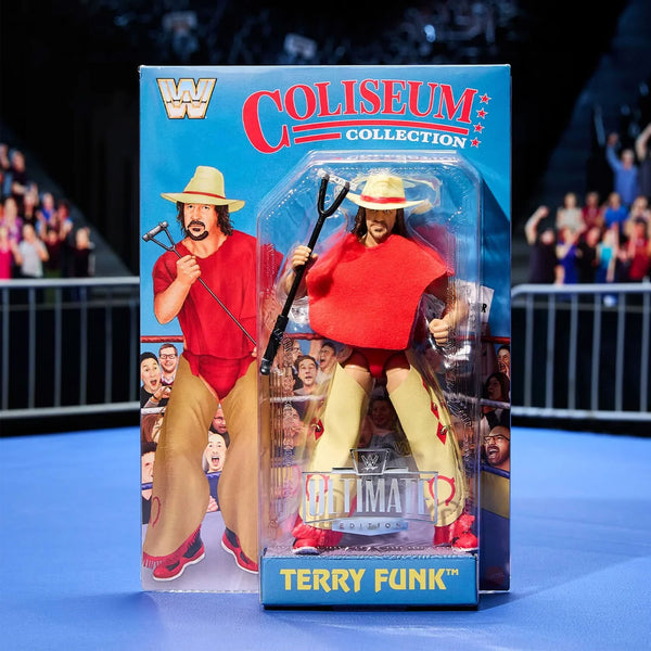WWE Ultimate Edition Coliseum Collection Terry Funk Ultimate Figure