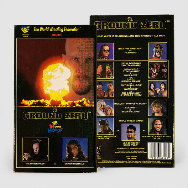 WWF In Your House: Ground Zero 1997 VHS (Used)
