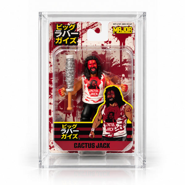 Big Rubber Guys Japan Cactus Jack + Acrylic Display Case
