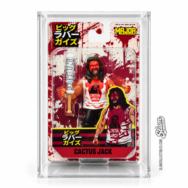 Big Rubber Guys Japan Cactus Jack + Acrylic Display Case