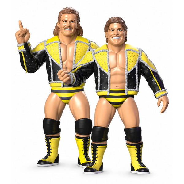 The Killer Bees Big RUbber Guys LJN Style Wrestling Figures