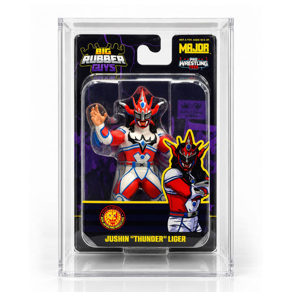 Big Rubber Guys Jushin Thunder Liger + Acrylic Display Case