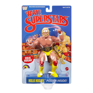 LJN WWE Superstars Hulk Hogan Rubber Wrestling Figure