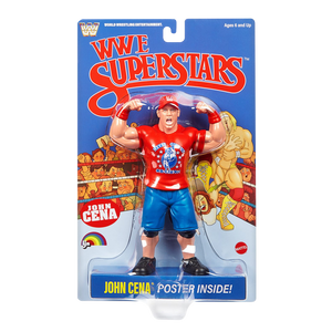 LJN WWE Superstars John Cena Rubber Wrestling Figure