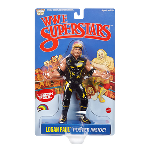 LJN WWE Superstars Logan Paul Rubber Wrestling Figure