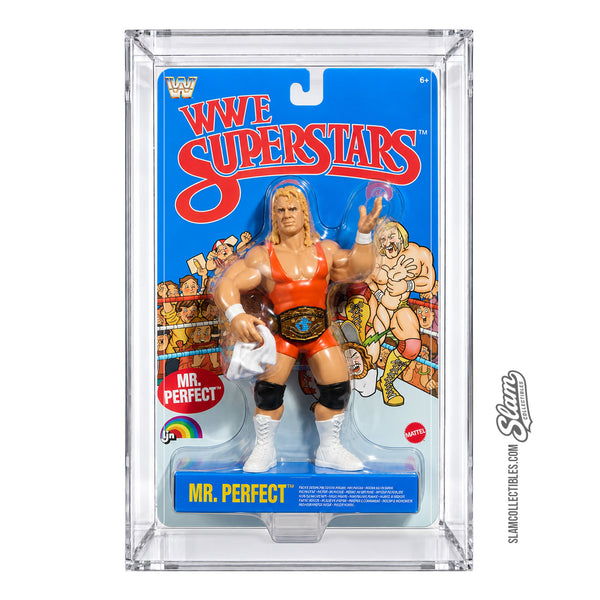 Mr. Perfect Mattel LJN WWE Superstars Figure with Acrylic Case