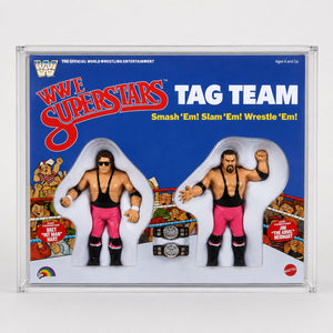 Mattel LJN WWE Superstars Tag Team Acrylic Case