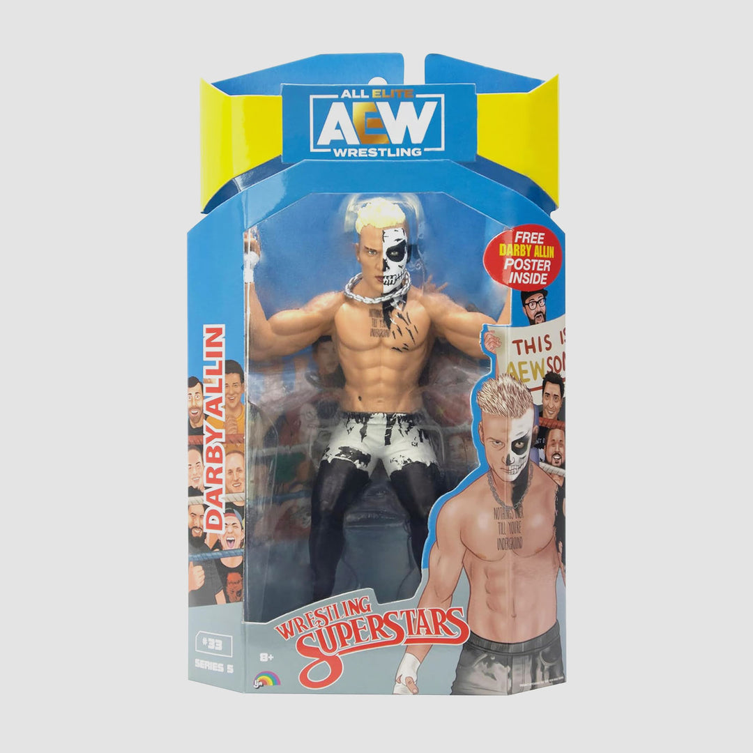 Darby Allin LJN Wrestling Superstars AEW figure at SlamCollectibles.com