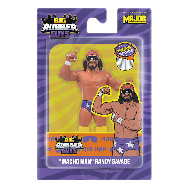 "Macho Man" Randy Savage Purple 1/1000 (2026) Big Rubber Guys Wrestling Figure