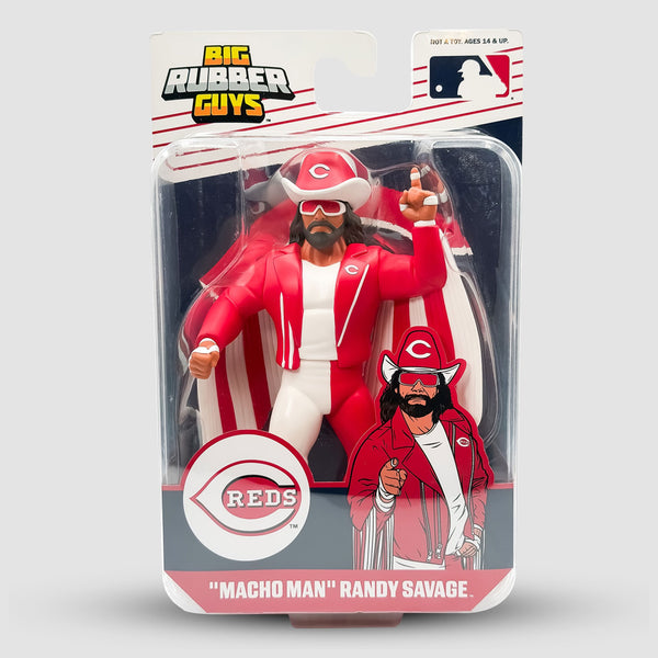 Big Rubber Guys Macho Man Randy Savage (Cincinnati Reds) Figure