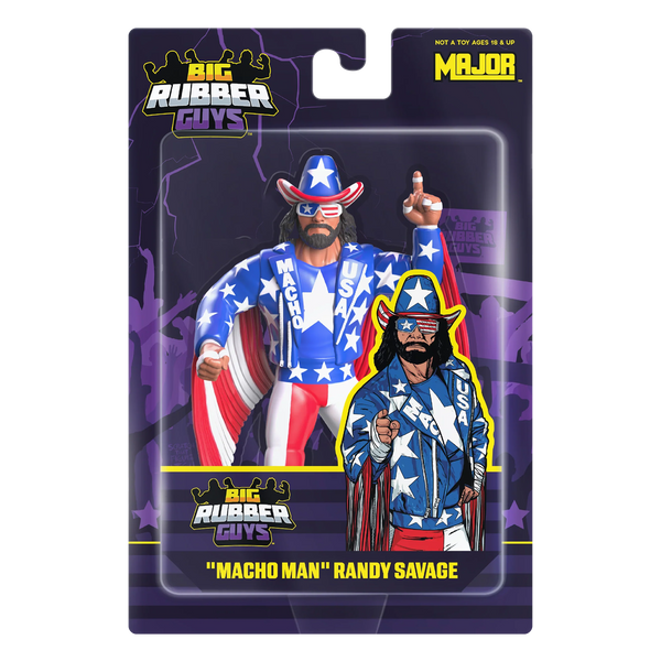 Big Rubber Guys – 1/1000 Macho Man Randy Savage USA Exclusive Wrestling Figure