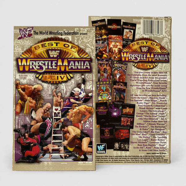 WWF Best of Wrestlemania I-XIV VHS (Used)