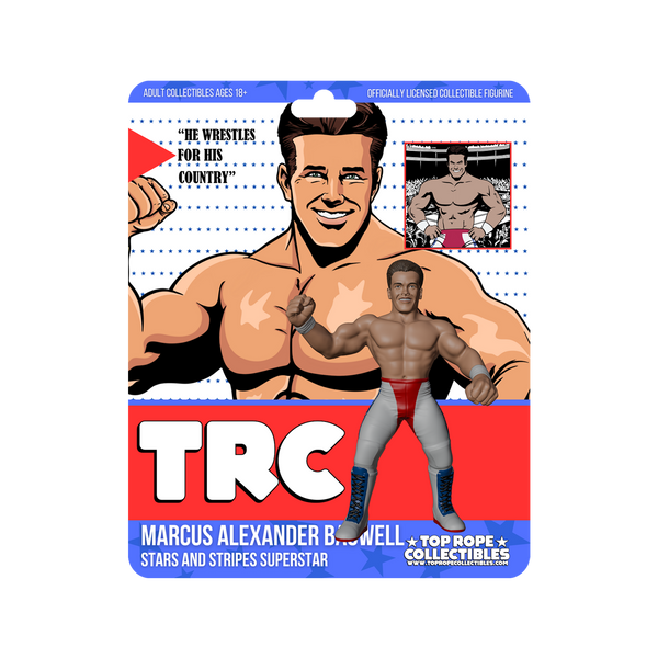 Marcus Alexander Bagwell Top Rope Collectibles Galoob-style Wrestling Figure (Variant A)