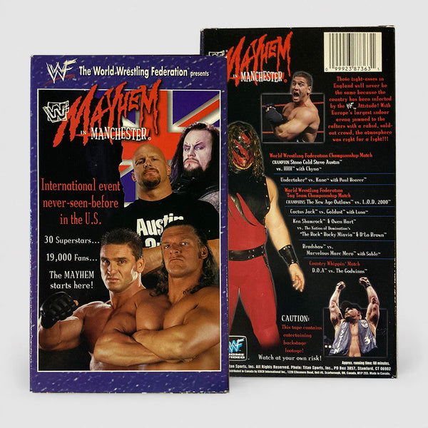 WWF Mayhem In Manchester VHS (Used)
