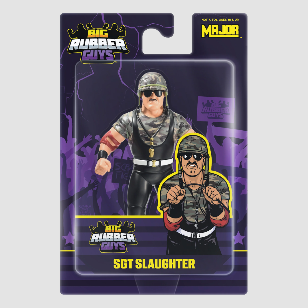 Big Rubber Guys – Sgt Slaughter Wrestling Figure | SlamCollectibles.com ...