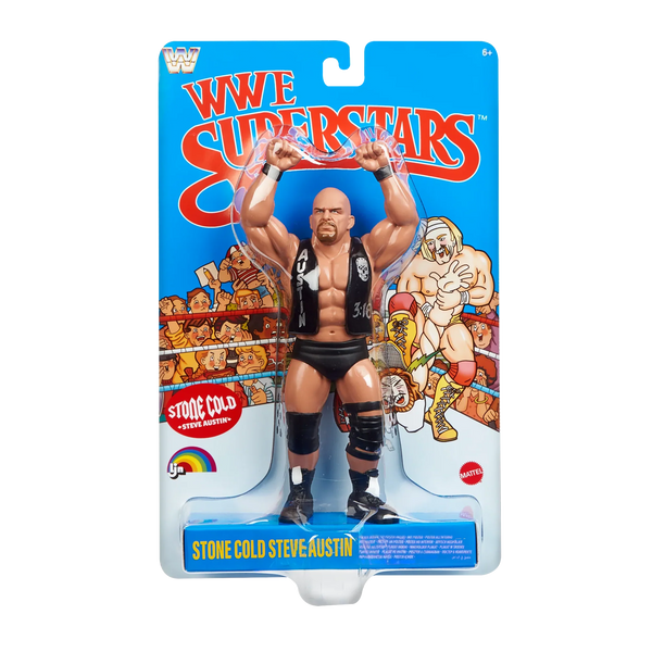 LJN WWE Superstars – "Stone Cold" Steve Austin Wrestling Figure (Canadian Release)