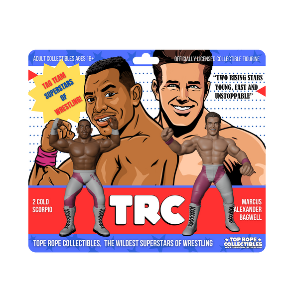 Top Rope Collectibles Marcus Alexander Bagwell and 2 Cold Scorpio 2-Pack