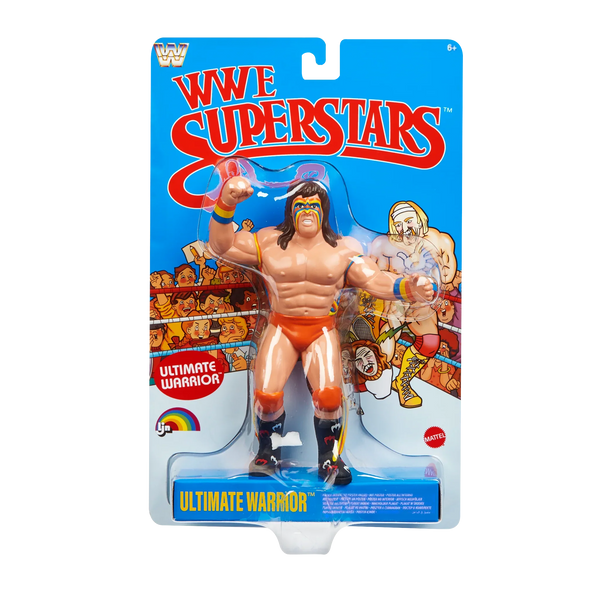 LJN WWE Superstars – Ultimate Warrior Wrestling Figure (Canadian Release)