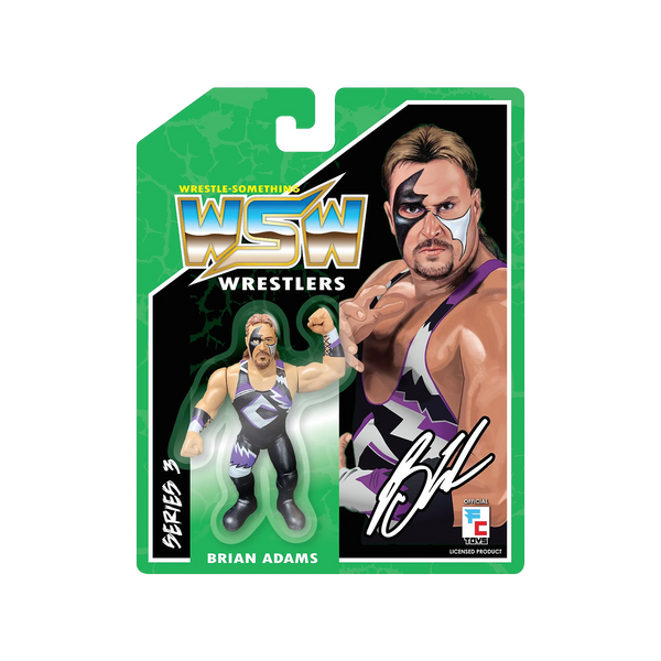 BRIAN ADAMS WSW RETRO FIGURE SERIES 3 (PURPLE)
