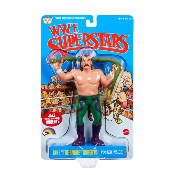 LJN WWE Superstars – Jake The Snake Roberts Wrestling Figure (Q3-Q4 2026)