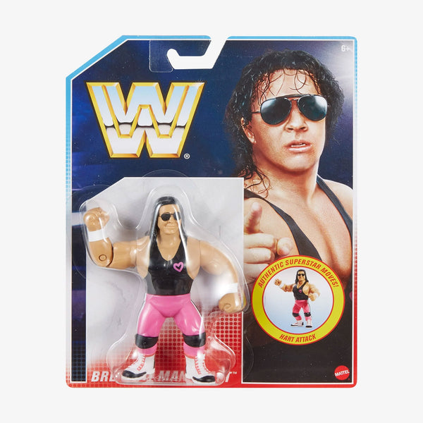 Bret Hart WWE Retro figure at SlamCollectibles.com