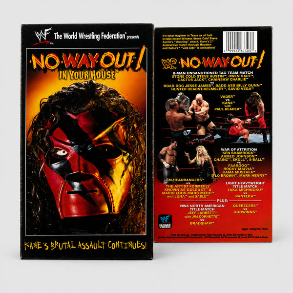 WWF No Way Out 1998 VHS (Used)